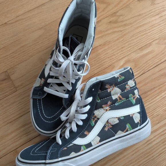 Vans Sk8-Hi Reissue Digi Hula Girl Hawaiian print high tops OFF The Wall sneaker - Picture 14 of 14